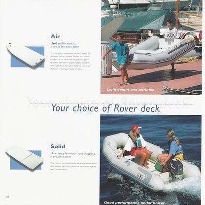 Avon 2002 Boats Brochure