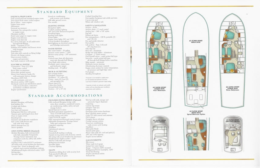 Ocean 62 Super Sport Brochure