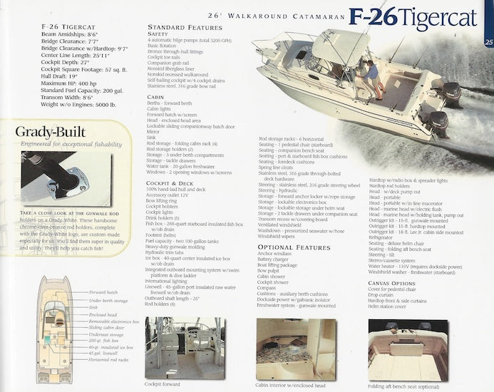 Grady White 1999 Brochure