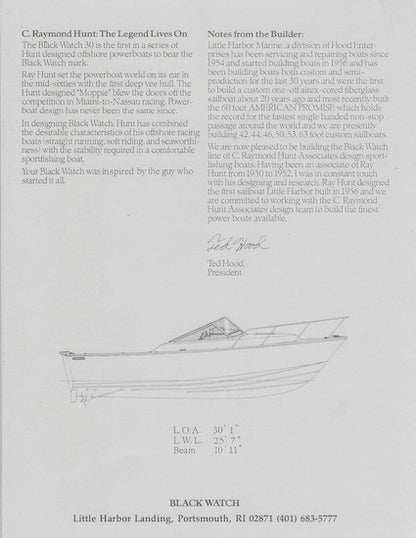 Black Watch 30 Brochure