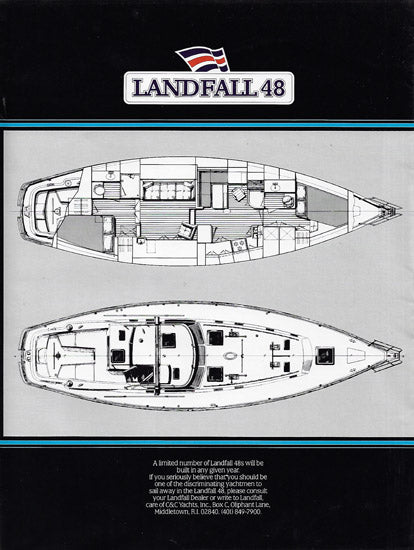 C&C Landfall 48 Brochure Poster