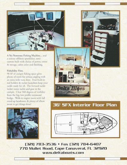 Canaveral 36 SFX Brochure