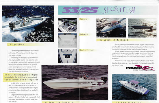 Powerplay 25 / 33 Sport Fish Brochure