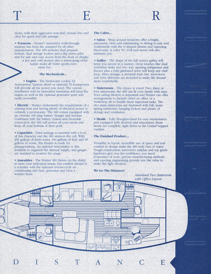 Hunter 460 Specification Brochure