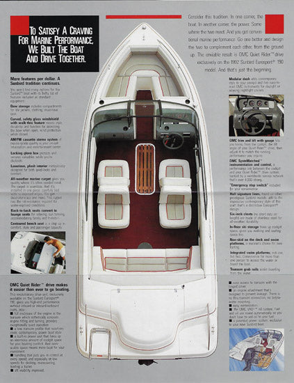 Sunbird Eurosport 190 Brochure