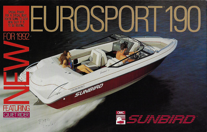 Sunbird Eurosport 190 Brochure