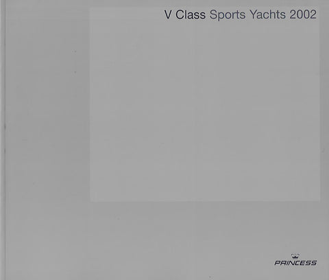 Princess 2002 V Class Sport Yachts Brochure