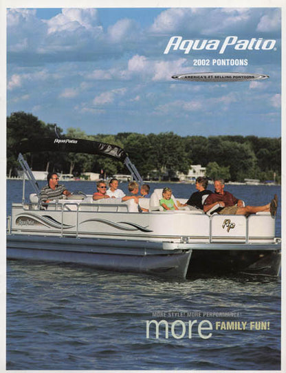Aqua Patio 2002 Pontoon Brochure