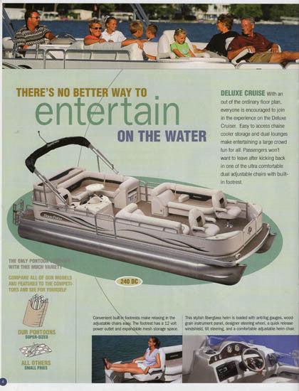 Aqua Patio 2002 Pontoon Brochure