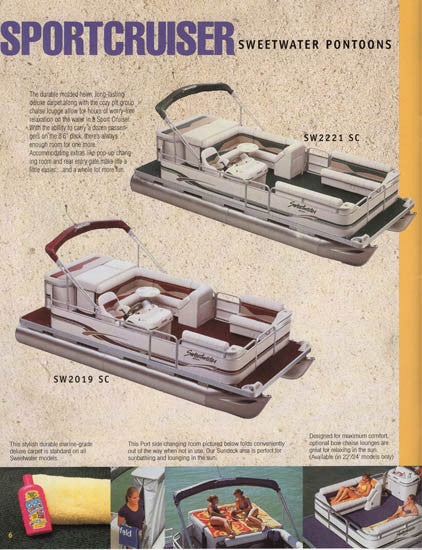 Sweetwater 2002 Pontoon Brochure – SailInfo I boatbrochure.com