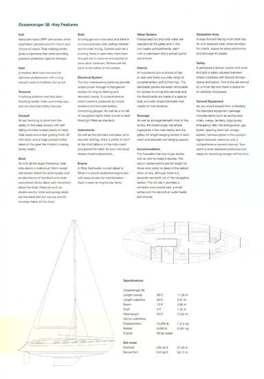 Westerly Oceanranger 38 Brochure