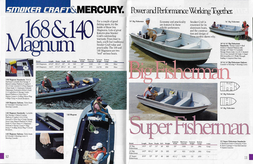 Smoker Craft 1992 Brochure