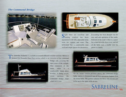Sabreline 36 Sedan Brochure