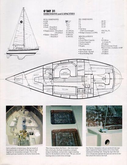 O'Day 31 Brochure