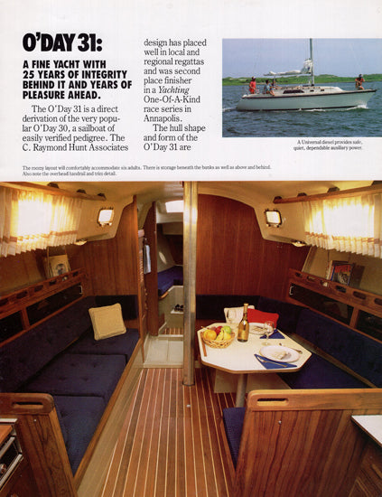 O'Day 31 Brochure