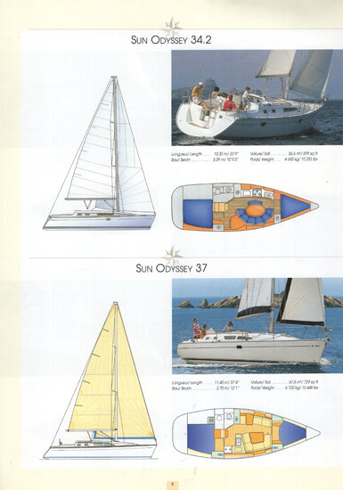 Jeanneau 2002 Sail Brochure