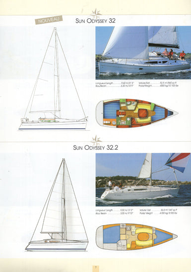 Jeanneau 2002 Sail Brochure