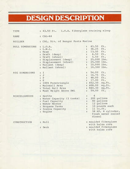Cal 44 Brochure