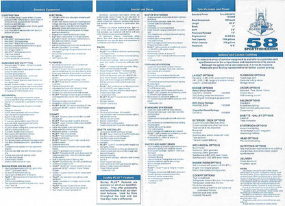 Sculley 58 Specification Brochure