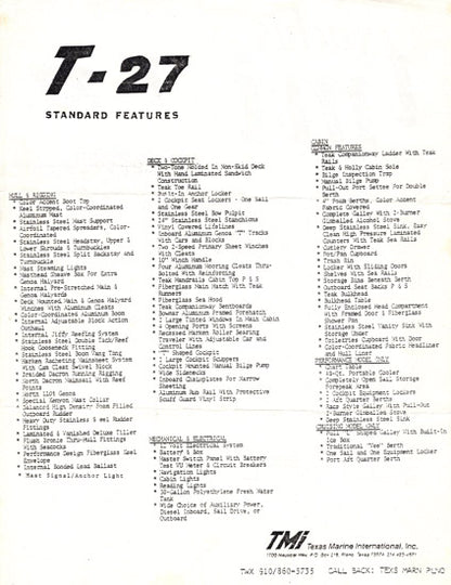 T-27 Brochure