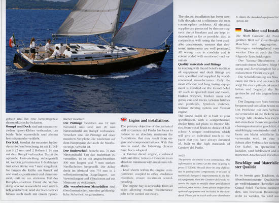 Grand Soleil 40 Brochure