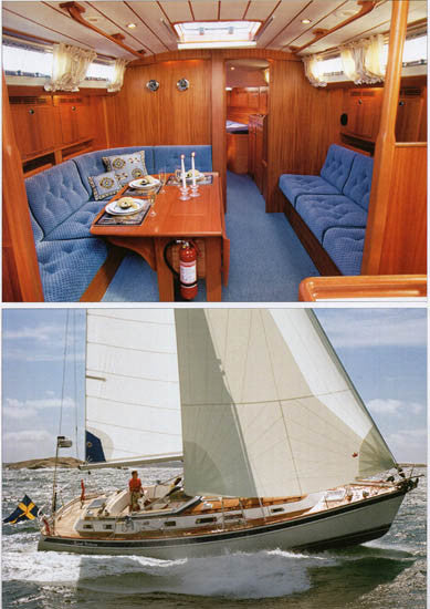 Hallberg-Rassy 43 Poster Brochure