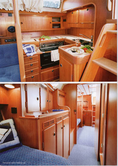 Hallberg-Rassy 43 Poster Brochure