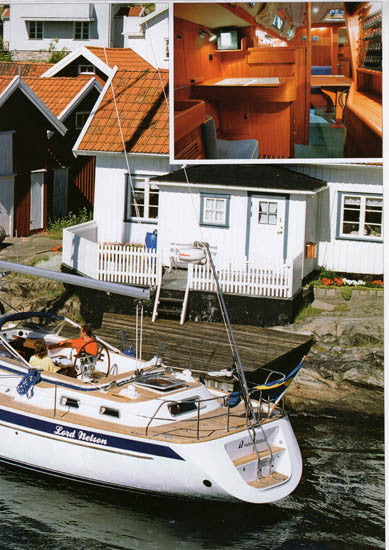 Hallberg-Rassy 43 Poster Brochure