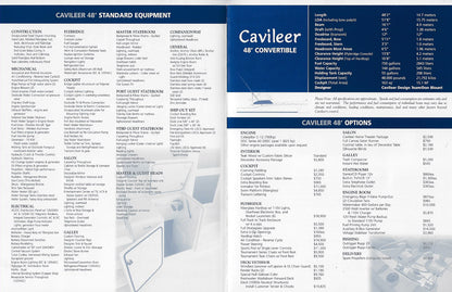 Cavileer 48 Specification Brochure