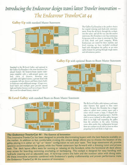 Endeavour TrawlerCat 44 Brochure