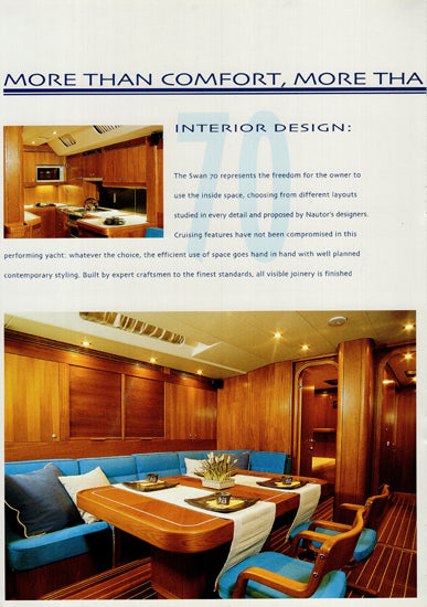 Nautor's Swan 70 Brochure