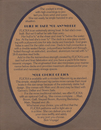 Pacific Seacraft Flicka 20 Brochure