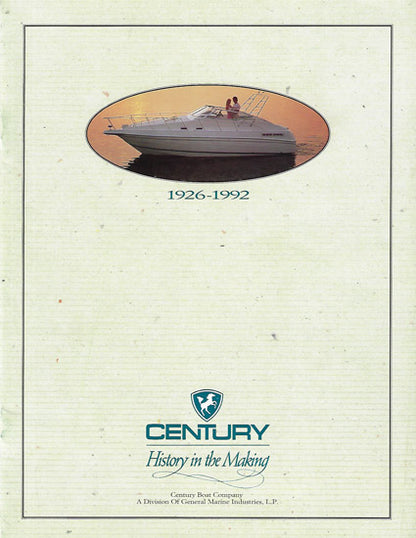 Century 1992 Brochure