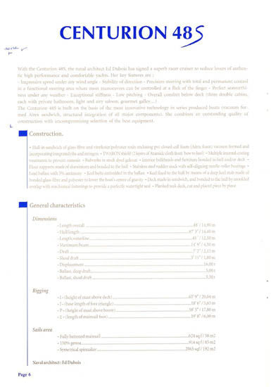 Wauquiez Centurion 48s Specification Brochure