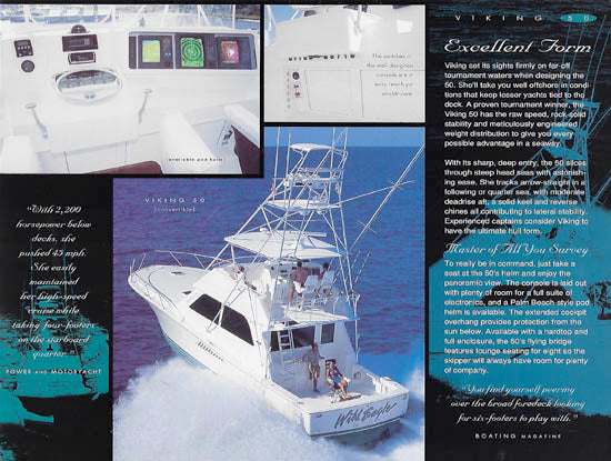 Viking 50 Convertible Brochure