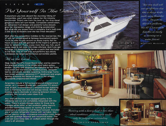 Viking 47 Convertible Brochure