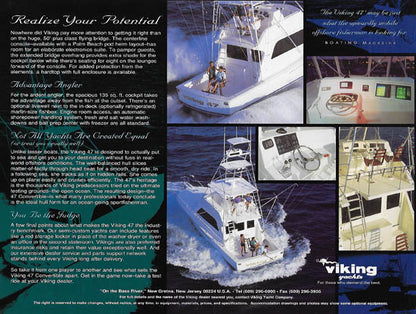 Viking 47 Convertible Brochure