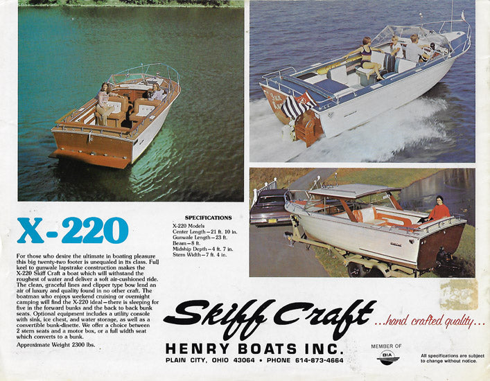 Skiff Craft Brochure