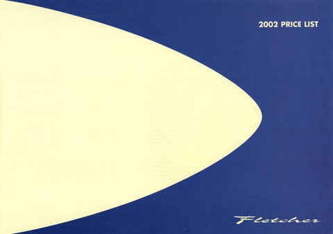 Fletcher 2002 Price List Brochure