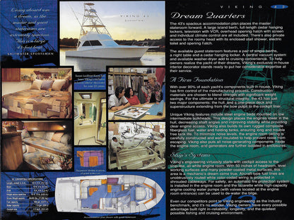 Viking 43 Convertible Brochure