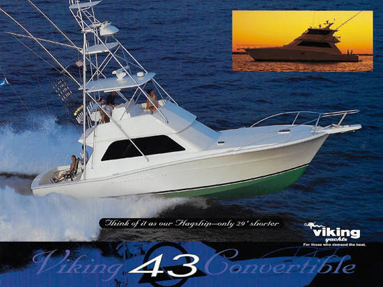 Viking 43 Convertible Brochure
