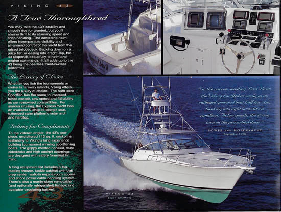 Viking 43 Open Brochure – SailInfo I boatbrochure.com