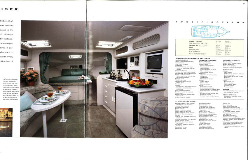 Chris Craft 1992 Oversize Brochure
