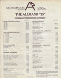 Allmand 25 Specification Brochure