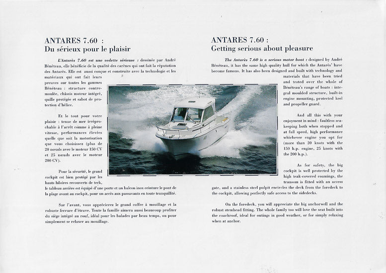 Beneteau Antares 760 Brochure