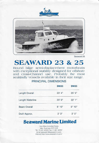 Seaward 23 & 25 Brochure