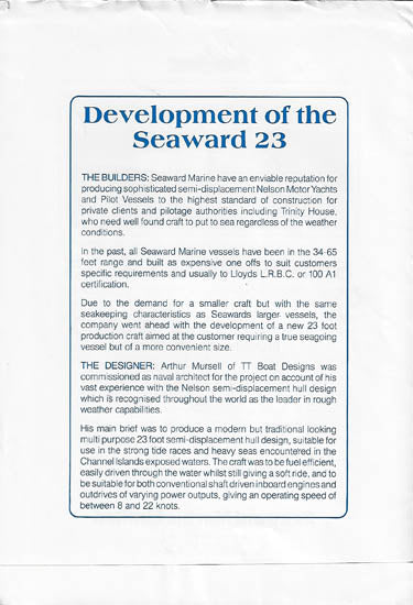 Seaward 23 & 25 Brochure