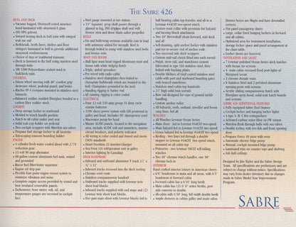 Sabre 426 Preliminary Brochure