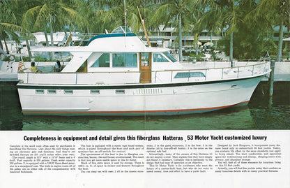 Hatteras 53 Motor Yacht Brochure