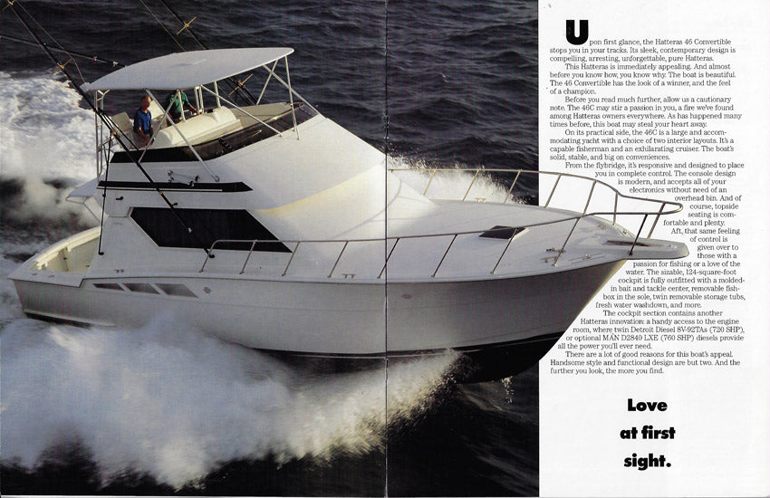 Hatteras 46 Convertible Brochure